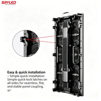 Mur vidéo LED de location pour scène de concert, système complet de service local, 4x2m, IP65, 3840Hz, haute fréquence de rafraîchissement, P2.6 P2.9 P3.91