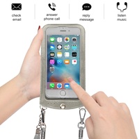 Tinkin — sac à bandoulière en cuir PU, sac multifonctionnel a suspendre pour téléphone portable, 2020 pouces, iphone se 11 lanières, nouvelle collection 6.5