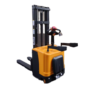 รถยกไฟฟ้า HUA YA ยกสูง 3000 มม. เสาสามท่อน ยางตัน แบตเตอรี่ตะกั่ว-กรด แบบยืนขับ - Product Image 1