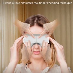 Masajeador de Ojos Inalámbrico 3 en 1 con Música, Vibración, Calor, Presión de Aire, Circulación Sanguínea, Diseño Portátil de Fácil Limpieza, 1200 mAh - Product Image 5