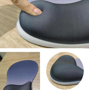 Alfombrilla Ergonómica para Ratón de Computadora con Reposamuñecas de Gel, Diseño de Gota de Agua, Cojín de Silicona con Memoria Suave, Base de PU Antideslizante para Oficina - Product Image 6