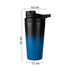 Nouvelle conception <span class=keywords><strong>Emerit</strong></span> 2026 – Bouteilles shaker isothermes en acier inoxydable 18/8 de qualité alimentaire, 600 ml et 750 ml, pour la salle de sport et les protéines - Product Image 2