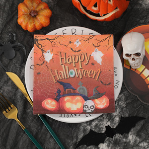 Halloween tissues, food-grade household <b>paper</b>, Halloween party napkins, hotel disposable napkins - Product Image 3