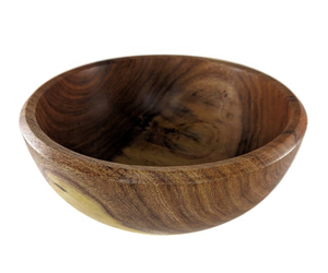 Cuenco para servir de madera Natural indio hecho a mano, decoración del hogar de la mejor calidad para cocina especialmente de EE. UU., característica desechable - Product Image 5