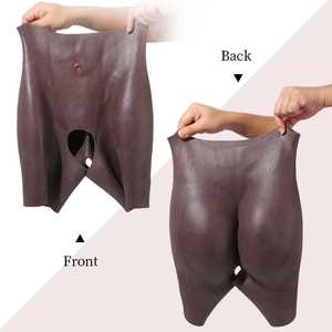 Pantalon rehausseur de hanches en silicone sexy, idéal pour les femmes africaines, avec entrejambe ouvert en silicone, pour un fessier rebondi et un volume accru, parfait pour le jeu de rôle. - Product Image 4