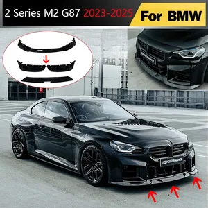 สำหรับรถยนต์ BMW ซีรีส์ 2 M2 G87 ปี 2023 2024 2025 สปอยเลอร์กันชนหน้า ชุดแต่งลิ้นกันชนหน้า ชุดป้องกันใต้กันชน ชุดแต่งบอดี้พาร์ท - Product Image 1