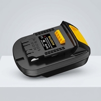 Adaptor Baterai BAU20DW untuk Baterai Li-ion 20V, Mengubah menjadi Perkakas Listrik Tanpa Kabel 20V