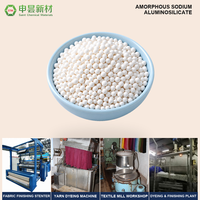 Dispersant et stabilisateur de colorant en aluminosilicate de sodium amorphe de qualité textile pour la finition des tissus et la pâte d'impression