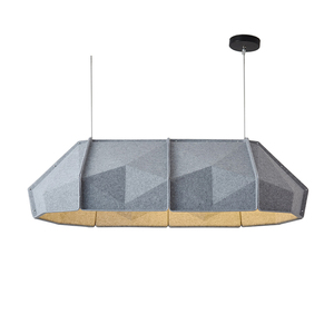 Lampada a Sospensione Modulare in Feltro PET Acustico Stile Europeo, LED 3500K Bianco Caldo, CRI 90, 900 Lumen per Casa, Ufficio, Hotel, Sale Riunioni - Product Image 3