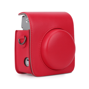 เคสป้องกันเข้ากันได้กับกล้อง <span class=keywords><strong>Instax</strong></span> <span class=keywords><strong>Mini</strong></span> <span class=keywords><strong>90</strong></span>สีทึบพร้อมกระเป๋าใส่ภาพถ่ายและสายคล้องไหล่แบบปรับได้ - Product Image 5