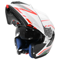 Marchio di alta qualità nuovo materiale ABS ECE R22.05 certificato doppia visiera Flip Up Full Face caschi per motocicli
