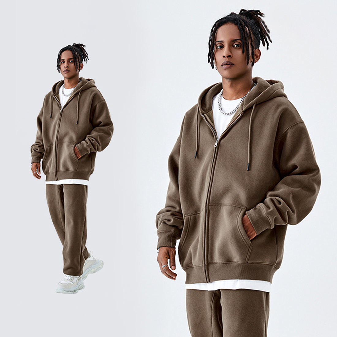 เสื้อฮู้ดกาแฟ