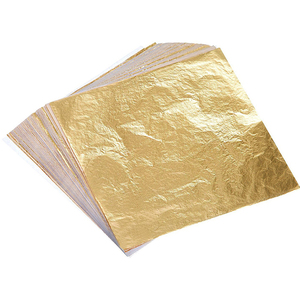 <span class=keywords><strong>Oro</strong></span> puro commestibile di alta qualità e foglia d'argento per la decorazione della pasticceria e della torta - Product Image 2