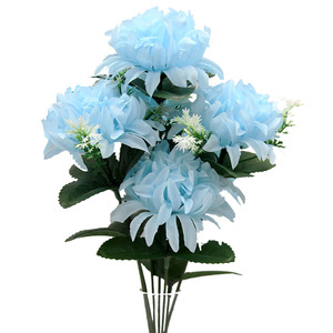<span class=keywords><strong>Flores</strong></span> artificiales para decoración de día conmemorativo, 7 cabezas, para el <span class=keywords><strong>cementerio</strong></span> - Product Image 2