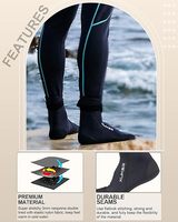 Chaussettes de volley-ball de plage anti-sable Chaussettes de sport de plein air de plongée Chaussettes imperméables pour hommes de 3mm