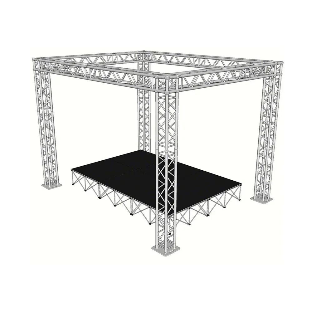 Bühnendachtraverse-System Entwurf Beleuchtung Flachtrapse für Konzert Traverse Aluminium