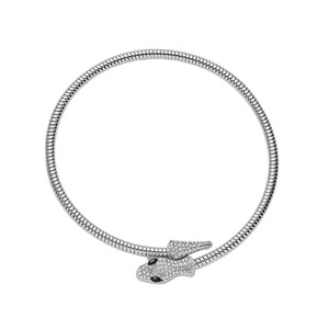 Hot Selling Hiphop Style Snake Shaped Short Collarbone Necklace Gold <b>Silver</b> Plated Unisex's Necklaces Fashion Jewelry Wholesale - Product Image 6