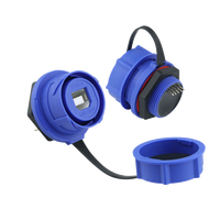 Conectores Redondos Impermeables IP68 Lshitech Tipo-B 2.0 Compatibles con Impresoras/Escáneres/Equipos de Control Industrial Inteligente