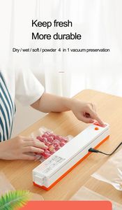 Máquina de Envasado al Vacío Doméstica de 220V, Selladora de Alimentos de Plástico para Almacenamiento en la Cocina, Incluye 10 Bolsas Gratis - Product Image 2