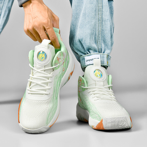 Brand Logo Label Customize Professional Men <strong>Outdoor</strong> Sports Sneakers Plus Size US 13 14 EU 47 48 Blank Mesh <strong>Basketball</strong> <strong>Shoes</strong> - Product Image 2