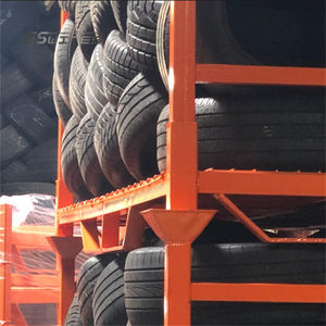 Rastrelliere per Pneumatici di Camion Resistenti e Durevoli con Tubi Quadrati Staccabili per Magazzino - Product Image 6