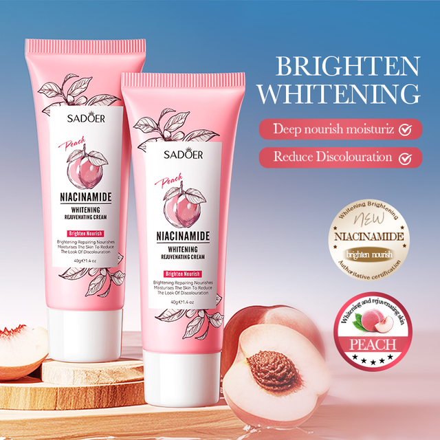 Hot Sales Wholesale for Peach Niacinamide Whitening Moisturizing Rejuvenating Vegan Herbal Hydrating Body Lotion All Skin