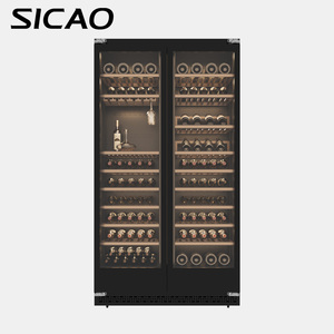 Réfrigérateur à vin encastrable à zone unique avec réfrigérant R600a pour usage domestique ou automobile, capacité de 600 l, encastrable JC-800A - Product Image 4