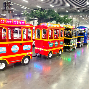 Prix de gros Jeux pour enfants pour 24 personnes Centre commercial pour enfants Manèges dans un parc d'attractions Train électrique sans rail - Product Image 4
