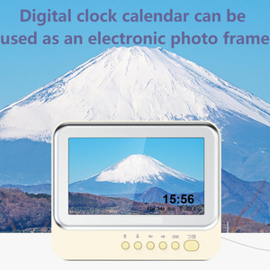 Mới nhất 7 inch Led khung kỹ thuật số thông minh hiện đại bàn đồng hồ treo tường với trang chuyển lịch cho người cao tuổi sử dụng nhà - Product Image 2