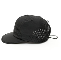 Casquette de baseball sportive pour homme en nylon léger à séchage rapide, multi-panneaux, découpée au laser, style Dad Hat