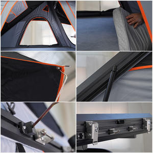 Tente de toit rigide pour voiture 5 places 4x4, de haute qualité, directement de l'usine, pour le <span class=keywords><strong>camping</strong></span>, noire - Product Image 6