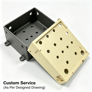 Boîtier d'effets de guitare en aluminium et acier sur mesure avec revêtement en poudre, service de fabrication de tôlerie - Product Image 1