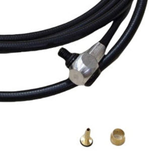 Fabriqué en caoutchouc de haute qualité et renforcé par un tressage en acier, Tuyau de frein hydraulique ZOOM (2,35 m) - Product Image 4