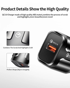 A Mazon Quick Charge QC3.0 Cargador USB Cargador de pared para teléfono móvil Adaptador de carga rápida para IPhone Android Huawei <span class=keywords><strong>Xiaomi</strong></span> <span class=keywords><strong>3s</strong></span> EU US - Product Image 4