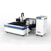 Mesin Pemotong Laser Serat Baja, 1KW 2KW Harga Bagus Untuk Lembaran Logam