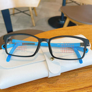 Monture de lunettes carrées pour enfants Danyang 5804 TR90, anti-dérapante, monture intégrale, verres plats en résine, lunettes pour enfants - Product Image 2