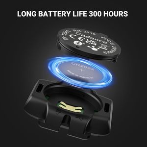 Sensor de Cadencia y Velocidad para Bicicleta COOSPO BK9C con Bluetooth 5.0, Resistente al Agua IP67, Batería de 300H, Compatible con Computadoras Rouvy/Peloton/Wahoo - Product Image 6