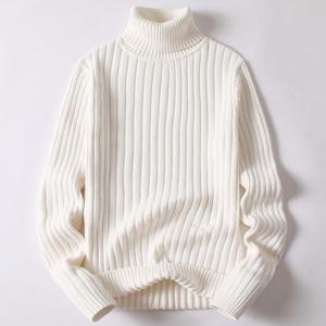 <span class=keywords><strong>Maglione</strong></span> da <span class=keywords><strong>Uomo</strong></span> <span class=keywords><strong>Slim</strong></span>-<span class=keywords><strong>Fit</strong></span> Invernale Caldo e Spesso in Maglia, Tinta Unita, in Poliestere, Traspirante - Product Image 2