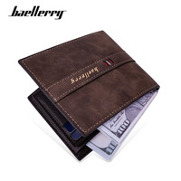 Baellerry dompet pria Horizontal kasual PU kulit klip uang spesifikasi Cina grosir dompet pendek