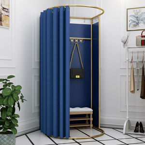 Rideaux de cabine d'essayage, rideaux de magasin de vêtements, rideaux coulissants tendance, rideaux simples pour cabine d'essayage d'angle, centre commercial - Product Image 1