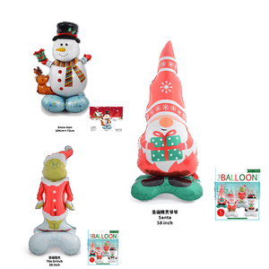 <strong>New</strong> Hot Selling Inflatable Santa Claus <strong>Balloon</strong> <strong>Home</strong> Party Decoration Merry Christmas Foil <strong>Balloons</strong> - Product Image 2