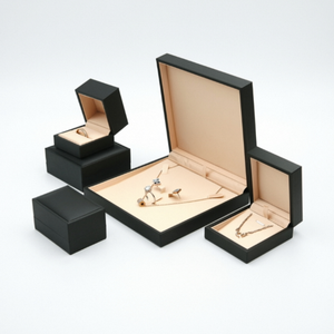 Caja de Joyería Premium con Logotipo Personalizado, Caja de Embalaje de Piel Sintética de Lujo para Anillos, Pendientes, Colgantes, Pulseras y Collares, para Venta al por Mayor - Product Image 5