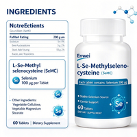 Complément Alimentaire en Comprimés de L-Sélénométhylcystéine OEM – Soutient un Métabolisme Sain, Antioxydants Naturels, Sans Gluten, Sélénium