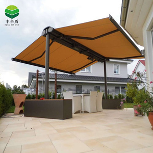 Full Cassette <strong>Awning</strong> Motorized Aluminum Folding <strong>Awning</strong> Retractable Car <strong>Awning</strong> for Terrace Cover Roof Top Tent - Product Image 1