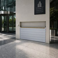 Barrière anti-inondation en alliage d'aluminium anodisé, haute résistance, étanche à l'eau, antirouille, durable, fabriquée en usine, certifiée CE TUV, pour garage