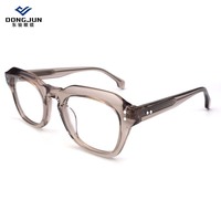 Monture de lunettes optiques au design simple, monture rectangulaire tendance, monture de lunettes optiques de haute qualité en acétate.