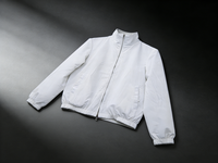 Chaqueta con cremallera lisa al por mayor, informal, reversible, cortavientos, para hombre, tipo cárdigan