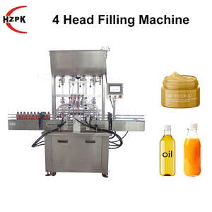 Línea de Máquina Automática HZPK para Llenado, Tapado y Etiquetado de Pistón para Líquidos, Pastas, Cremas, Agua, Jugos, Leche, Aceite, Champú y Cosméticos - Product Image 2