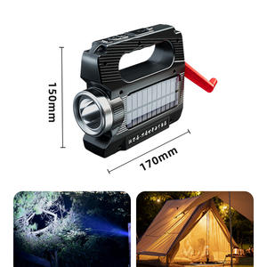 Torcia Warsun H996 con Manovella, Multifunzione, Ricarica Solare e Manuale, Torcia d'Emergenza a Lunga Portata - Product Image 6