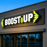 Enseigne lumineuse LED personnalisée en aluminium et acrylique pour magasin commercial, enseigne extérieure imperméable, logo de marque, enseigne murale